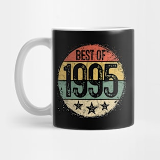 Circular Retro Best of 1995 25th Birthday Gift 25 Year Old Mug